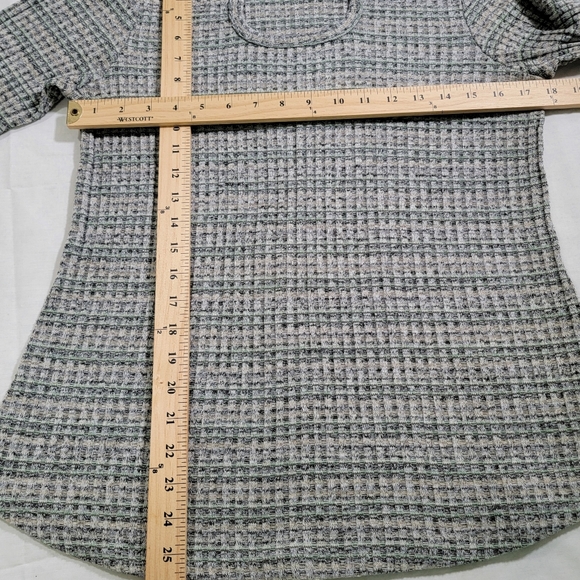 Womens Walpapher Sweater Waffle Pattern Size XL Green multicolor - Picture 5 of 5